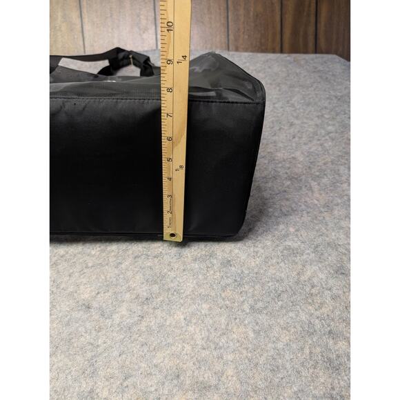 Wilo The Label Active Sheer Duffel Bag Black Cross Body Strap Classic - Picture 6 of 8